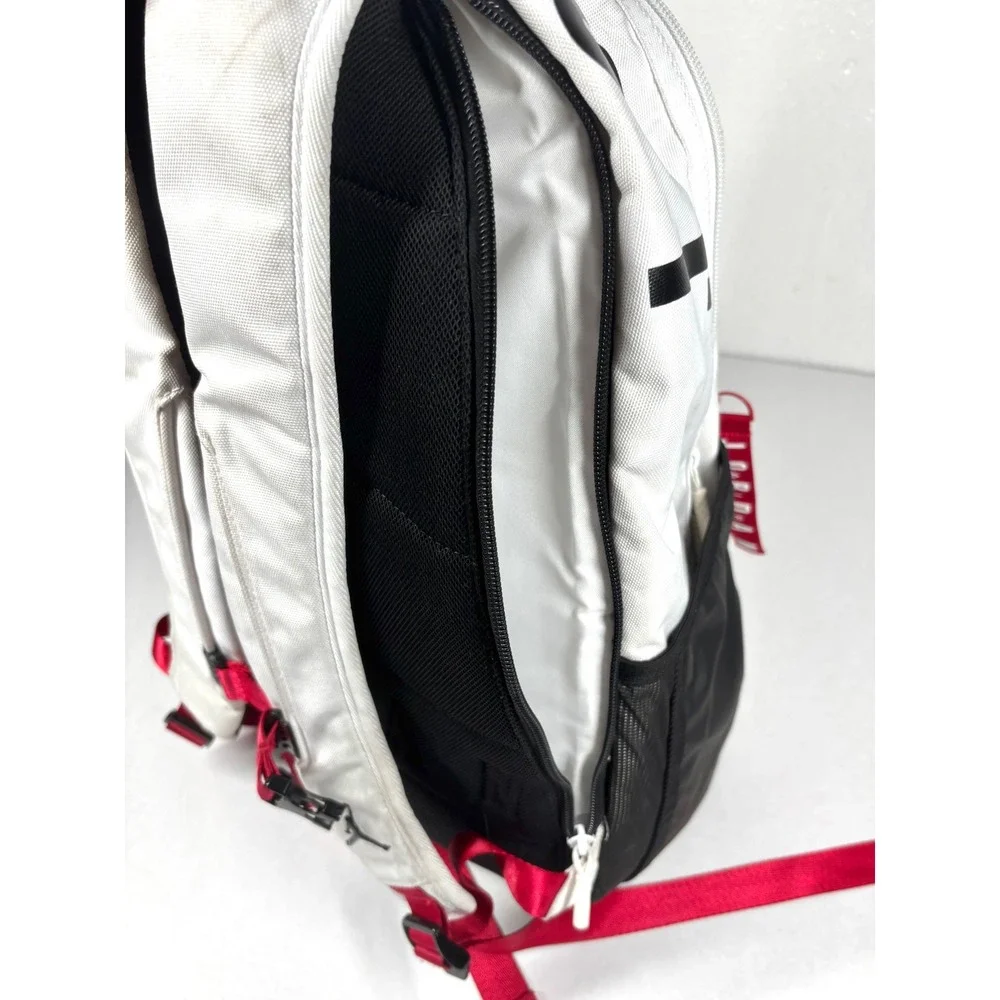 2 Nike Jordan Jumpman Duffel Bag‎ + Backpack SET White Black Red Logo 2pc LOT